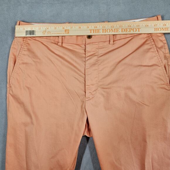 Polo Golf Ralph Lauren Pants Mens 35x30 Golf Slim Fit Orange Chino Preppy Sheen - Picture 12 of 15